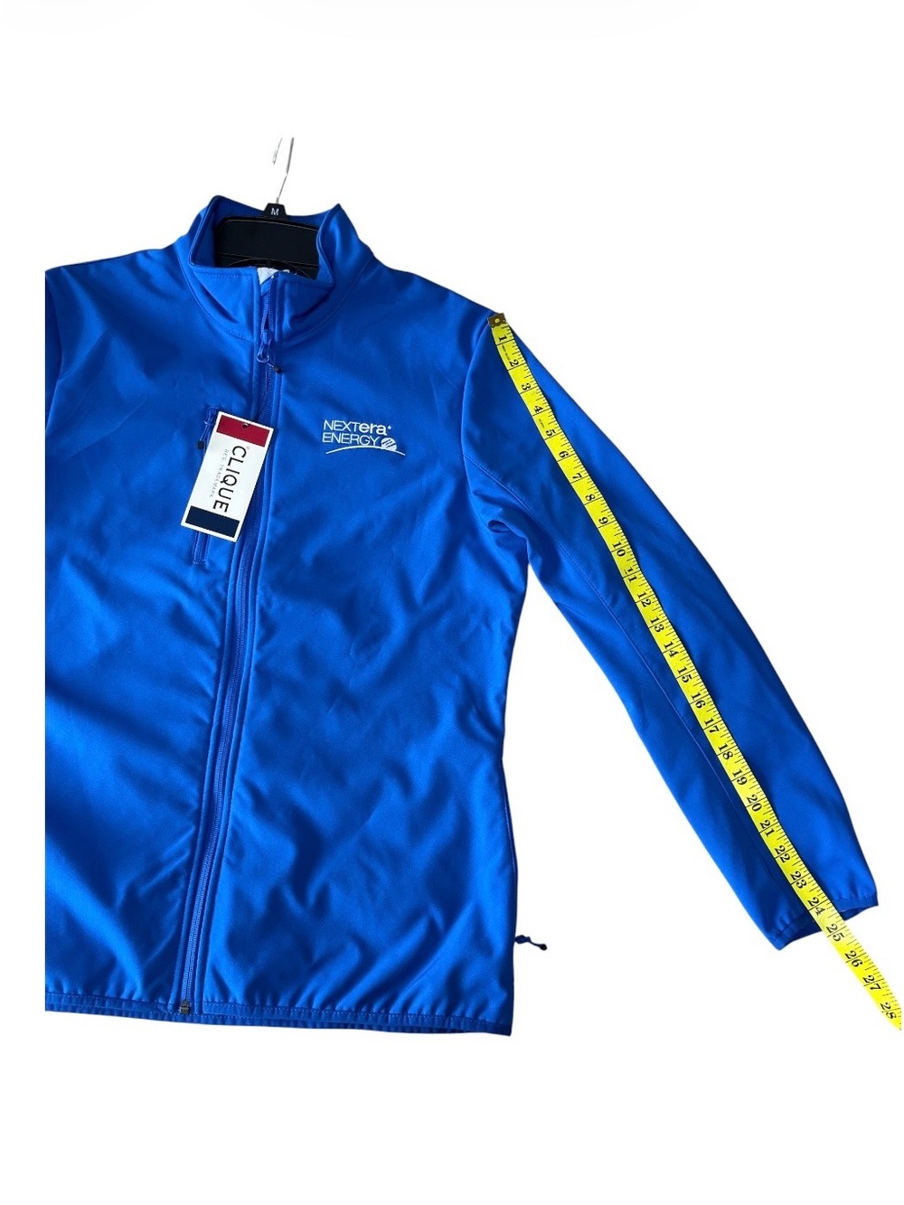 NWT Clique Men’s Royal Blue Softshell Jacket - NextEra Energy - Size S/M - Picture 5 of 5